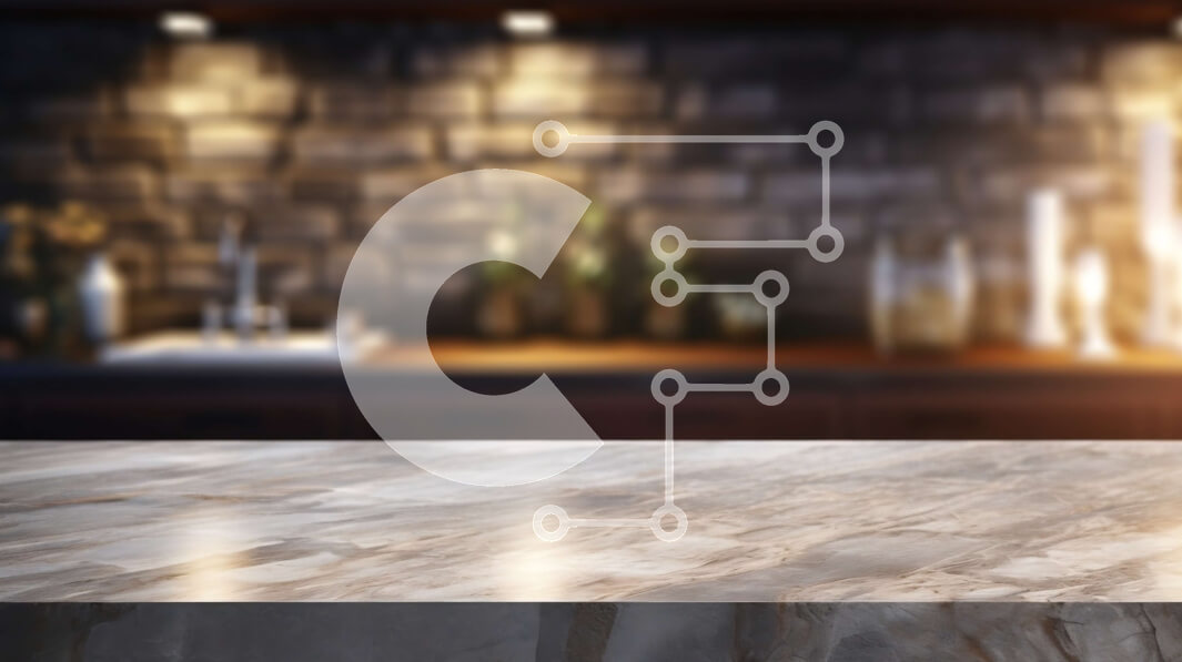 Intra Συλλεκτικό Ξύλινο Παζλ Plywood  4mm - Ζεστός και φιλόξενος μαρμάρινος πάγκος με σκούρο πέτρινο τοίχο Σε Ξύλινο Κουτί - Διαστάσεις Puzzle: 10x10 cm – 25 κομμάτια