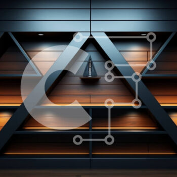 Intra Συλλεκτικό Ξύλινο Παζλ Plywood  4mm - Ξύλινο Τριγωνικό Ράφι με Φωτισμό Σε Ξύλινο Κουτί - Διαστάσεις Puzzle: 10x10 cm – 25 κομμάτια - Image 1