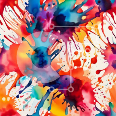 Intra Συλλεκτικό Ξύλινο Παζλ Plywood 4mm - Ζωντανό αφηρημένο έργο τέχνης με πολύχρωμες πιτσιλιές χρωμάτων Σε Ξύλινο Κουτί - Διαστάσεις Puzzle: 10x10 cm – 25 κομμάτια - Image 1