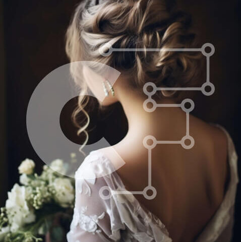 Intra Συλλεκτικό Ξύλινο Παζλ Plywood  4mm - Εκπληκτική φωτογραφία μιας νύφης με λευκό νυφικό Σε Ξύλινο Κουτί - Διαστάσεις Puzzle: 10x10 cm – 25 κομμάτια - Image 1