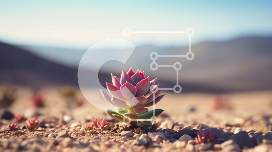 Intra Συλλεκτικό Ξύλινο Παζλ Plywood  4mm - Μικρό παχύφυτο που αναπτύσσεται στην έρημο Σε Ξύλινο Κουτί - Διαστάσεις: 10x10 cm – 25 κομμάτια