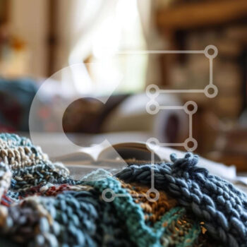 Intra Συλλεκτικό Ξύλινο Παζλ Plywood  4mm - Άνετο σαλόνι με τζάκι, βιβλίο και κουβέρτα Σε Ξύλινο Κουτί - Διαστάσεις Puzzle: 10x10 cm – 25 κομμάτια - Image 1