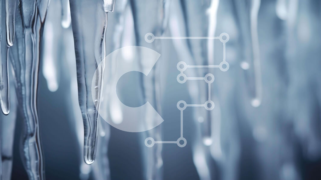 Intra Συλλεκτικό Ξύλινο Παζλ Plywood  4mm - Κοντινό πλάνο παγάκια που κρέμονται από το ταβάνι Σε Ξύλινο Κουτί - Διαστάσεις: 10x10 cm – 25 κομμάτια