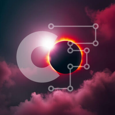 Intra Συλλεκτικό Ξύλινο Παζλ Plywood  4mm - Εκπληκτική εικόνα μιας έκλειψης ηλίου στο ηλιοβασίλεμα Σε Ξύλινο Κουτί - Διαστάσεις: 10x10 cm – 25 κομμάτια - Image 1