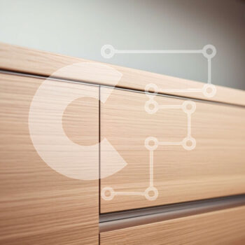 Intra Συλλεκτικό Ξύλινο Παζλ Plywood  4mm - Μοντέρνο Ξύλινο Ντουλάπι με Συρτάρι και Πόρτες Σε Ξύλινο Κουτί - Διαστάσεις Puzzle: 10x10 cm – 25 κομμάτια - Image 1