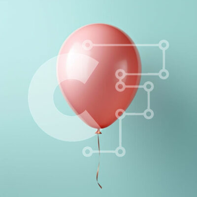 Intra Συλλεκτικό Ξύλινο Παζλ Plywood  4mm - Κόκκινο μπαλόνι που επιπλέει στον αέρα Σε Ξύλινο Κουτί - Διαστάσεις Puzzle: 10x10 cm – 25 κομμάτια - Image 1