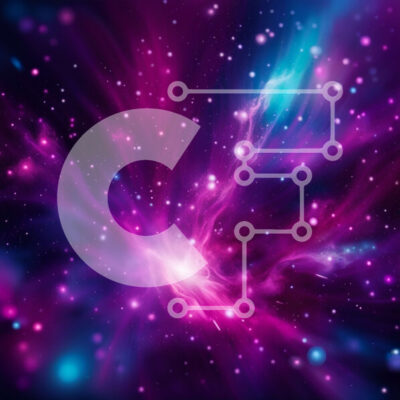 Intra Συλλεκτικό Ξύλινο Παζλ Plywood  4mm - Εκπληκτική εικόνα ενός μωβ και μπλε νεφελώματος στο διάστημα Σε Ξύλινο Κουτί - Διαστάσεις Puzzle: 10x10 cm – 25 κομμάτια - Image 1