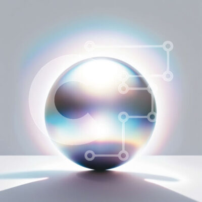 Intra Συλλεκτικό Ξύλινο Παζλ Plywood  4mm - Γυαλιστερή μεταλλική μπάλα σε καθαρό λευκό φόντο Σε Ξύλινο Κουτί - Διαστάσεις: 10x10 cm – 25 κομμάτια - Image 1