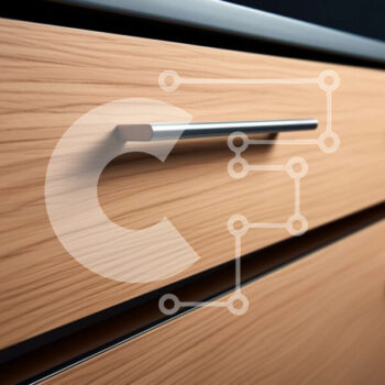 Intra Συλλεκτικό Ξύλινο Παζλ Plywood  4mm - Μοντέρνο Ξύλινο ντουλάπι με συρτάρια και πόρτες Σε Ξύλινο Κουτί - Διαστάσεις Puzzle: 10x10 cm – 25 κομμάτια - Image 1