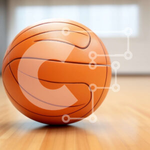 Intra Συλλεκτικό Ξύλινο Παζλ Plywood  4mm - Μπάσκετ στο ξύλινο πάτωμα Σε Ξύλινο Κουτί - Διαστάσεις Puzzle: 10x10 cm – 25 κομμάτια