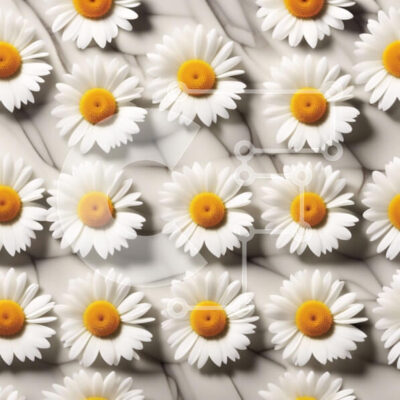 Intra Συλλεκτικό Ξύλινο Παζλ Plywood 4mm - Όμορφη κοντινή πλάνο λευκών μαργαριτών με κίτρινα κέντρα σε μαύρο φόντο Σε Ξύλινο Κουτί - Διαστάσεις: 10x10 cm – 25 κομμάτια - Image 1