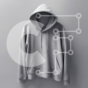 Intra Συλλεκτικό Ξύλινο Παζλ Plywood  4mm - Γκρι κουκούλα σε κρεμάστρα Σε Ξύλινο Κουτί - Διαστάσεις Puzzle: 10x10 cm – 25 κομμάτια - Image 1