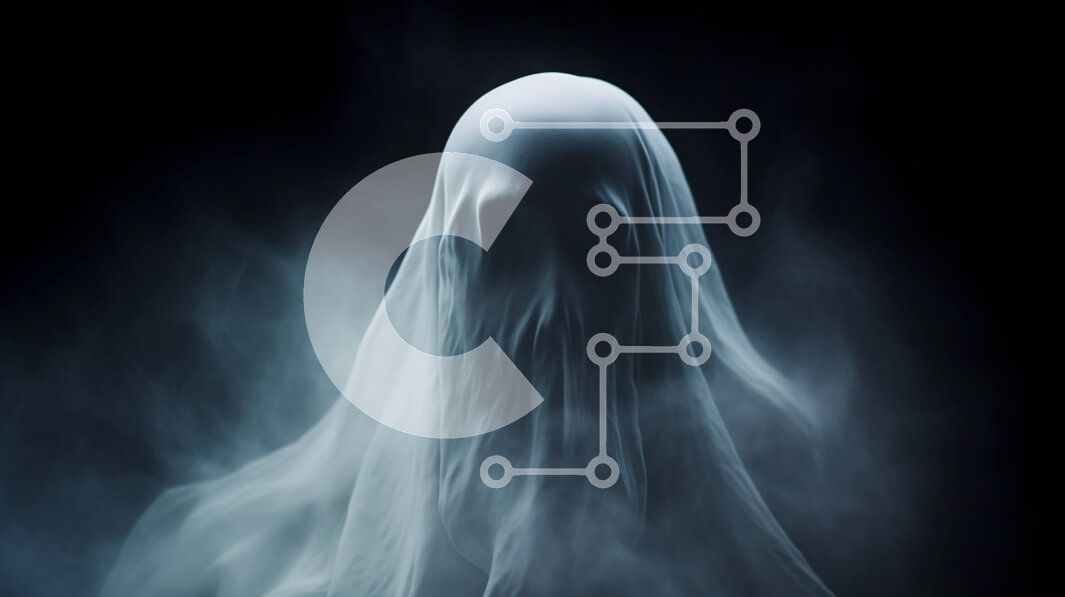 Intra Συλλεκτικό Ξύλινο Παζλ Plywood  4mm - Στοιχειωμένο φάντασμα σε σκοτεινό φόντο Σε Ξύλινο Κουτί - Διαστάσεις Puzzle: 10x10 cm – 25 κομμάτια