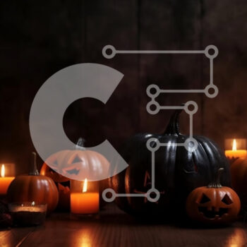 Intra Συλλεκτικό Ξύλινο Παζλ Plywood  4mm - Αποκριάτικη εικόνα από σκαλιστές κολοκύθες που φωτίζονται από κεριά Σε Ξύλινο Κουτί - Διαστάσεις Puzzle: 10x10 cm – 25 κομμάτια - Image 1