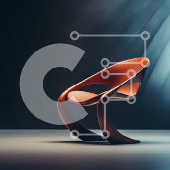 Intra Συλλεκτικό Ξύλινο Παζλ Plywood  4mm - Μοντέρνα πορτοκαλί καρέκλα σε σκοτεινό δωμάτιο με δραματικό φωτισμό Σε Ξύλινο Κουτί - Διαστάσεις Puzzle: 10x10 cm – 25 κομμάτια - Image 1