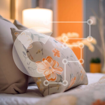 Intra Συλλεκτικό Ξύλινο Παζλ Plywood  4mm - Άνετο και άνετο υπνοδωμάτιο με ανθοσύνθεση Σε Ξύλινο Κουτί - Διαστάσεις Puzzle: 10x10 cm – 25 κομμάτια - Image 1