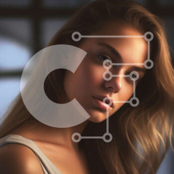 Intra Συλλεκτικό Ξύλινο Παζλ Plywood  4mm - Όμορφη νεαρή γυναίκα με μακριά ξανθά μαλλιά και μπλε μάτια Σε Ξύλινο Κουτί - Διαστάσεις Puzzle: 10x10 cm – 25 κομμάτια - Image 1