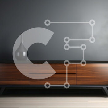 Intra Συλλεκτικό Ξύλινο Παζλ Plywood  4mm - Μοντέρνος μπουφές από ξύλο και μέταλλο με κομψό σχεδιασμό Σε Ξύλινο Κουτί - Διαστάσεις Puzzle: 10x10 cm – 25 κομμάτια - Image 1