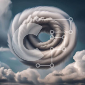 Intra Συλλεκτικό Ξύλινο Παζλ Plywood  4mm - Σαγηνευτική εικόνα με στροβιλιζόμενα σύννεφα στον ουρανό Σε Ξύλινο Κουτί - Διαστάσεις: 10x10 cm – 25 κομμάτια