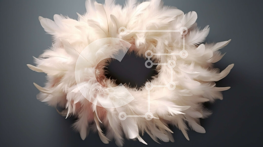 Intra Συλλεκτικό Ξύλινο Παζλ Plywood  4mm - Κομψό στεφάνι από λευκό πούπουλο για εσωτερική διακόσμηση Σε Ξύλινο Κουτί - Διαστάσεις Puzzle: 10x10 cm – 25 κομμάτια