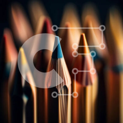 Intra Συλλεκτικό Ξύλινο Παζλ Plywood  4mm - Ζωντανή εικόνα με πολύχρωμα μολύβια που τακτοποιούνται σε κύκλο Σε Ξύλινο Κουτί - Διαστάσεις Puzzle: 10x10 cm – 25 κομμάτια - Image 1