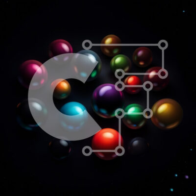 Intra Συλλεκτικό Ξύλινο Παζλ Plywood  4mm - Δονούμενη εικόνα πολύχρωμων σφαιρών σε κυκλική διάταξη Σε Ξύλινο Κουτί - Διαστάσεις Puzzle: 10x10 cm – 25 κομμάτια - Image 1