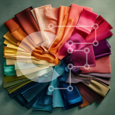 Intra Συλλεκτικό Ξύλινο Παζλ Plywood  4mm - Ζωντανός και πολύχρωμος κύκλος από ύφασμα Σε Ξύλινο Κουτί - Διαστάσεις Puzzle: 10x10 cm – 25 κομμάτια - Image 1