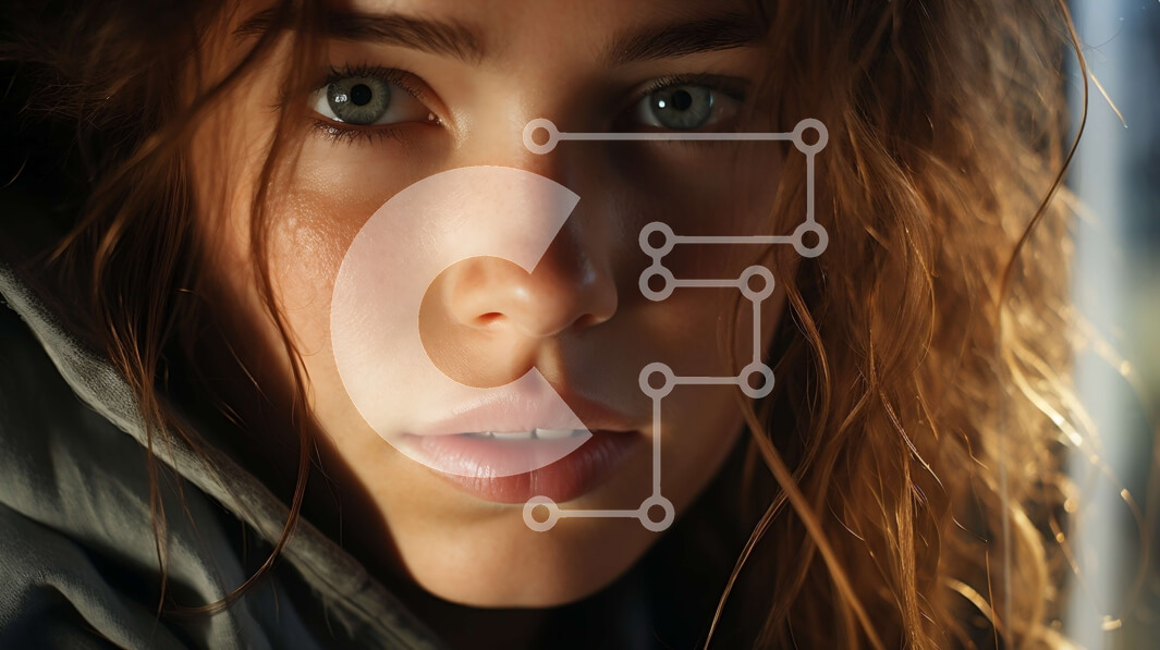 Intra Συλλεκτικό Ξύλινο Παζλ Plywood  4mm - Εκπληκτικό πορτρέτο μιας νεαρής γυναίκας με μακριά κόκκινα μαλλιά Σε Ξύλινο Κουτί - Διαστάσεις Puzzle: 10x10 cm – 25 κομμάτια