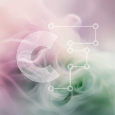 Intra Συλλεκτικό Ξύλινο Παζλ Plywood 4mm - Δονούμενο και πολύχρωμο αφηρημένο υπόβαθρο καπνού στροβιλισμού Σε Ξύλινο Κουτί - Διαστάσεις Puzzle: 10x10 cm – 25 κομμάτια - Image 1