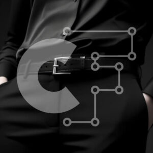 Intra Συλλεκτικό Ξύλινο Παζλ Plywood  4mm - Κομψή μαύρη στολή με πουκάμισο και παντελόνι Σε Ξύλινο Κουτί - Διαστάσεις Puzzle: 10x10 cm – 25 κομμάτια