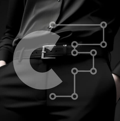 Intra Συλλεκτικό Ξύλινο Παζλ Plywood  4mm - Κομψή μαύρη στολή με πουκάμισο και παντελόνι Σε Ξύλινο Κουτί - Διαστάσεις Puzzle: 10x10 cm – 25 κομμάτια - Image 1