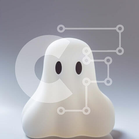 Intra Συλλεκτικό Ξύλινο Παζλ Plywood  4mm - Λευκό φωτιστικό φάντασμα στο τραπέζι Σε Ξύλινο Κουτί - Διαστάσεις: 10x10 cm – 25 κομμάτια - Image 1