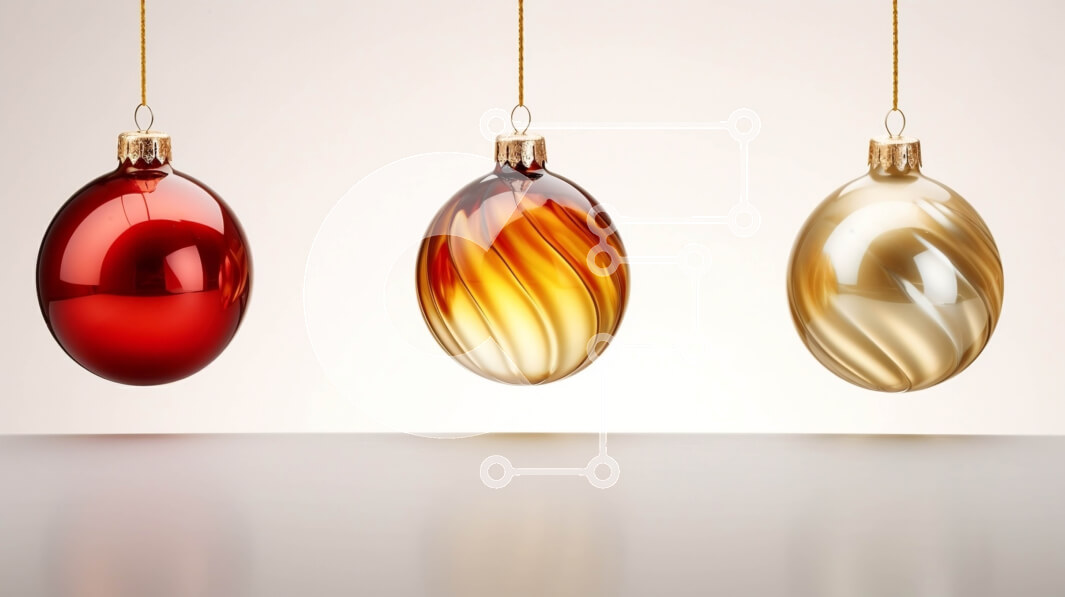 Intra Συλλεκτικό Ξύλινο Παζλ Plywood  4mm - Πολύχρωμα γυάλινα στολίδια σε μπεζ φόντο Σε Ξύλινο Κουτί - Διαστάσεις: 10x10 cm – 25 κομμάτια