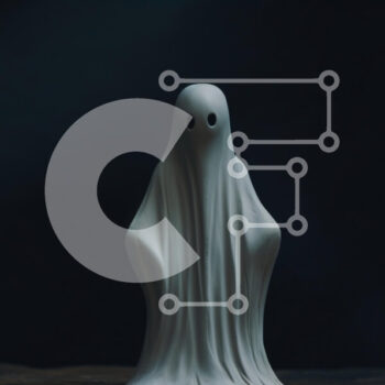 Intra Συλλεκτικό Ξύλινο Παζλ Plywood  4mm - Λευκό ειδώλιο φάντασμα σε ξύλινη επιφάνεια Σε Ξύλινο Κουτί - Διαστάσεις Puzzle: 10x10 cm – 25 κομμάτια - Image 1