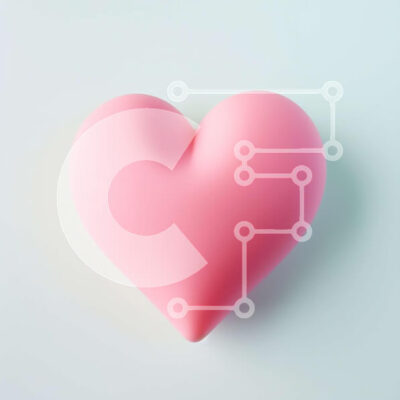 Intra Συλλεκτικό Ξύλινο Παζλ Plywood  4mm - Αντικείμενο σε σχήμα καρδιάς σε υπόλευκο φόντο Σε Ξύλινο Κουτί - Διαστάσεις Puzzle: 10x10 cm – 25 κομμάτια - Image 1