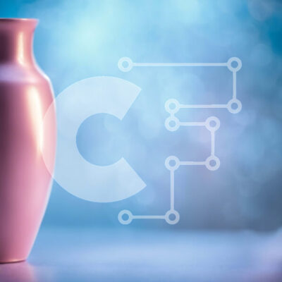 Intra Συλλεκτικό Ξύλινο Παζλ Plywood  4mm - Ροζ βάζο στο τραπέζι με αφηρημένο φόντο Σε Ξύλινο Κουτί - Διαστάσεις: 10x10 cm – 25 κομμάτια - Image 1