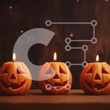 Intra Συλλεκτικό Ξύλινο Παζλ Plywood  4mm - Σκαλιστά κεριά κολοκύθας για αποκριάτικες διακοσμήσεις Σε Ξύλινο Κουτί - Διαστάσεις Puzzle: 10x10 cm – 25 κομμάτια - Image 1