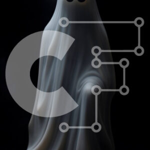 Intra Συλλεκτικό Ξύλινο Παζλ Plywood  4mm - Φιγούρα σαν φάντασμα που κάθεται στο σκοτάδι Σε Ξύλινο Κουτί - Διαστάσεις Puzzle: 10x10 cm – 25 κομμάτια