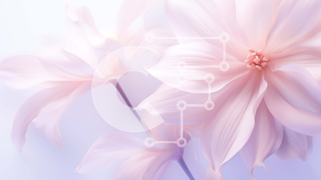 Intra Συλλεκτικό Ξύλινο Παζλ Plywood  4mm - Δύο ροζ λουλούδια σε λευκό φόντο Σε Ξύλινο Κουτί - Διαστάσεις: 10x10 cm – 25 κομμάτια