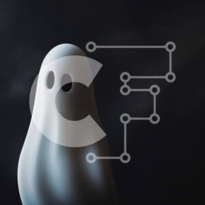 Intra Συλλεκτικό Ξύλινο Παζλ Plywood  4mm - Στολίδι White Ghost για το Halloween ή τα Χριστούγεννα Σε Ξύλινο Κουτί - Διαστάσεις Puzzle: 10x10 cm – 25 κομμάτια