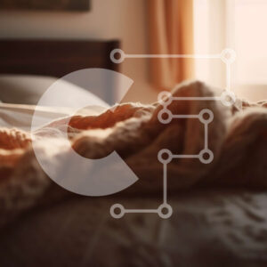 Intra Συλλεκτικό Ξύλινο Παζλ Plywood  4mm - Άνετο υπνοδωμάτιο με κουβέρτα στο κρεβάτι σε χαμηλό φωτισμό Σε Ξύλινο Κουτί - Διαστάσεις Puzzle: 10x10 cm – 25 κομμάτια