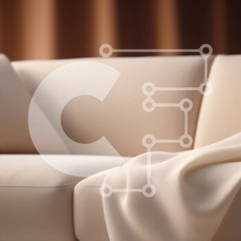 Intra Συλλεκτικό Ξύλινο Παζλ Plywood  4mm - Λευκός καναπές με ντυμένη κουβέρτα Σε Ξύλινο Κουτί - Διαστάσεις Puzzle: 10x10 cm – 25 κομμάτια - Image 1