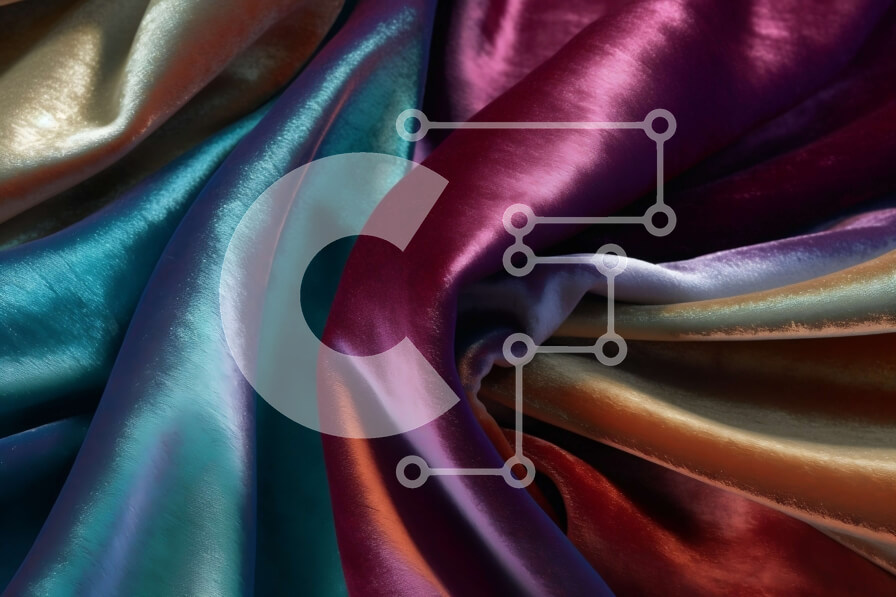 Intra Συλλεκτικό Ξύλινο Παζλ Plywood  4mm - Κομψό φλοράλ μεταξωτό φουλάρι σε αποχρώσεις του ροζ, του μωβ και του κίτρινου Σε Ξύλινο Κουτί - Διαστάσεις Puzzle: 10x10 cm – 25 κομμάτια