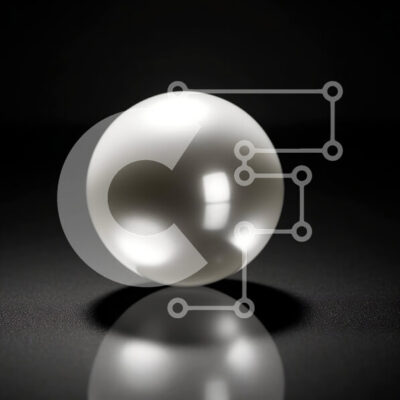 Intra Συλλεκτικό Ξύλινο Παζλ Plywood  4mm - Εκπληκτική εικόνα ενός λευκού μαργαριταριού σε μια κομψή μαύρη επιφάνεια Σε Ξύλινο Κουτί - Διαστάσεις: 10x10 cm – 25 κομμάτια - Image 1