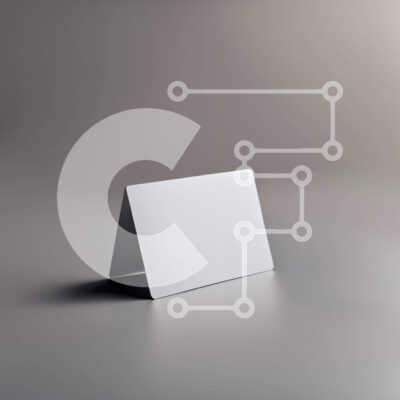 Intra Συλλεκτικό Ξύλινο Παζλ Plywood  4mm - Κενή λευκή κάρτα με γυαλιστερό φινίρισμα σε γκρι επιφάνεια Σε Ξύλινο Κουτί - Διαστάσεις Puzzle: 10x10 cm – 25 κομμάτια - Image 1