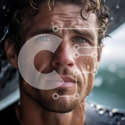 Intra Συλλεκτικό Ξύλινο Παζλ Plywood 4mm - Σοβαρός άνδρας με στολή που κοιτάζει την απόσταση Σε Ξύλινο Κουτί - Διαστάσεις Puzzle: 10x10 cm – 25 κομμάτια - Image 1