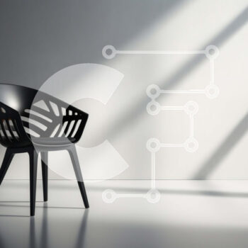 Intra Συλλεκτικό Ξύλινο Παζλ Plywood  4mm - Μοντέρνα μαύρη καρέκλα σε λευκό δωμάτιο με μεγάλα παράθυρα Σε Ξύλινο Κουτί - Διαστάσεις Puzzle: 10x10 cm – 25 κομμάτια - Image 1