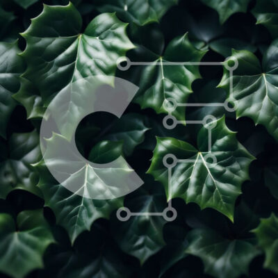 Intra Συλλεκτικό Ξύλινο Παζλ Plywood  4mm - Όμορφη κινηματογράφηση σε πρώτο πλάνο από υγιή πράσινα φύλλα σε ένα φυτό Σε Ξύλινο Κουτί - Διαστάσεις: 10x10 cm – 25 κομμάτια - Image 1