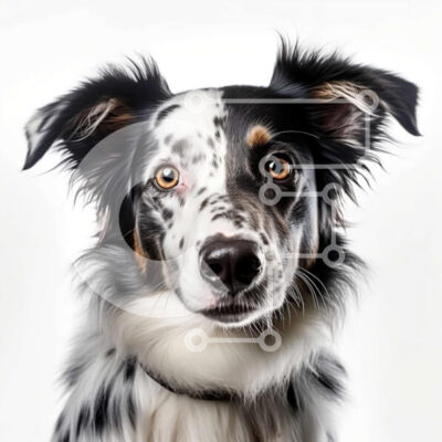 Intra Συλλεκτικό Ξύλινο Παζλ Plywood 4mm - Περίεργος σκύλος με καστανή μύτη και μάτια που κοιτάζουν κατευθείαν την κάμερα Σε Ξύλινο Κουτί - Διαστάσεις: 10x10 cm – 25 κομμάτια - Image 1