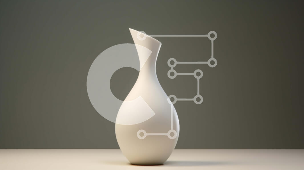 Intra Συλλεκτικό Ξύλινο Παζλ Plywood  4mm - Λευκό βάζο στο τραπέζι Σε Ξύλινο Κουτί - Διαστάσεις Puzzle: 10x10 cm – 25 κομμάτια